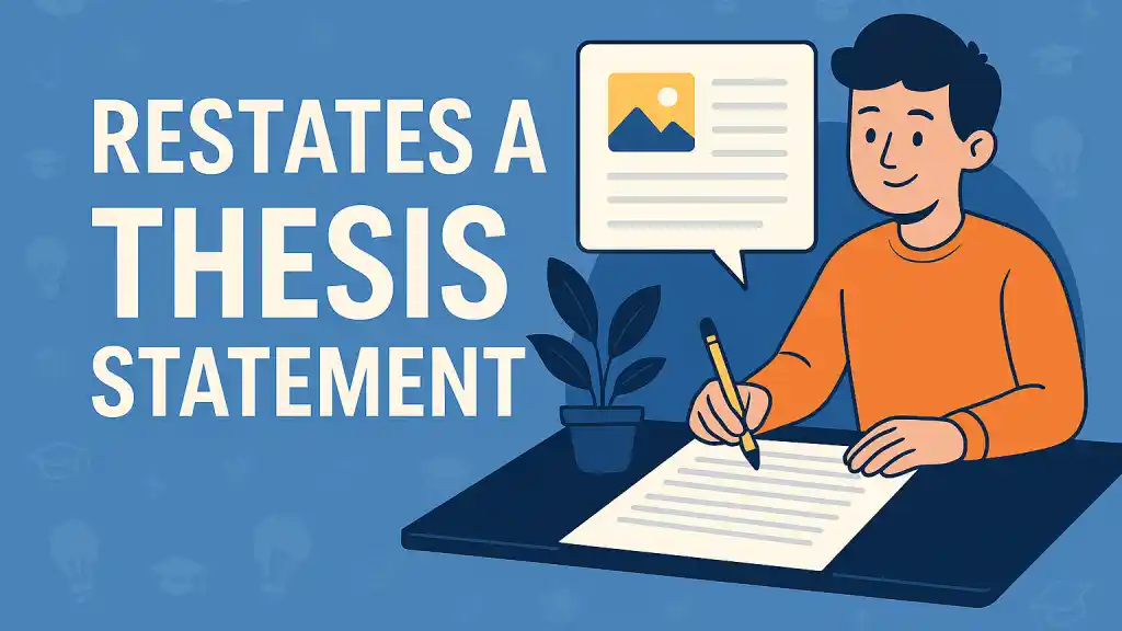 Restate a Thesis Statement